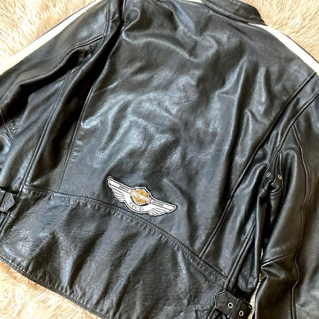 希少 ハーレーダヴィッドソン シングルライダース L 2003年 100周年記念