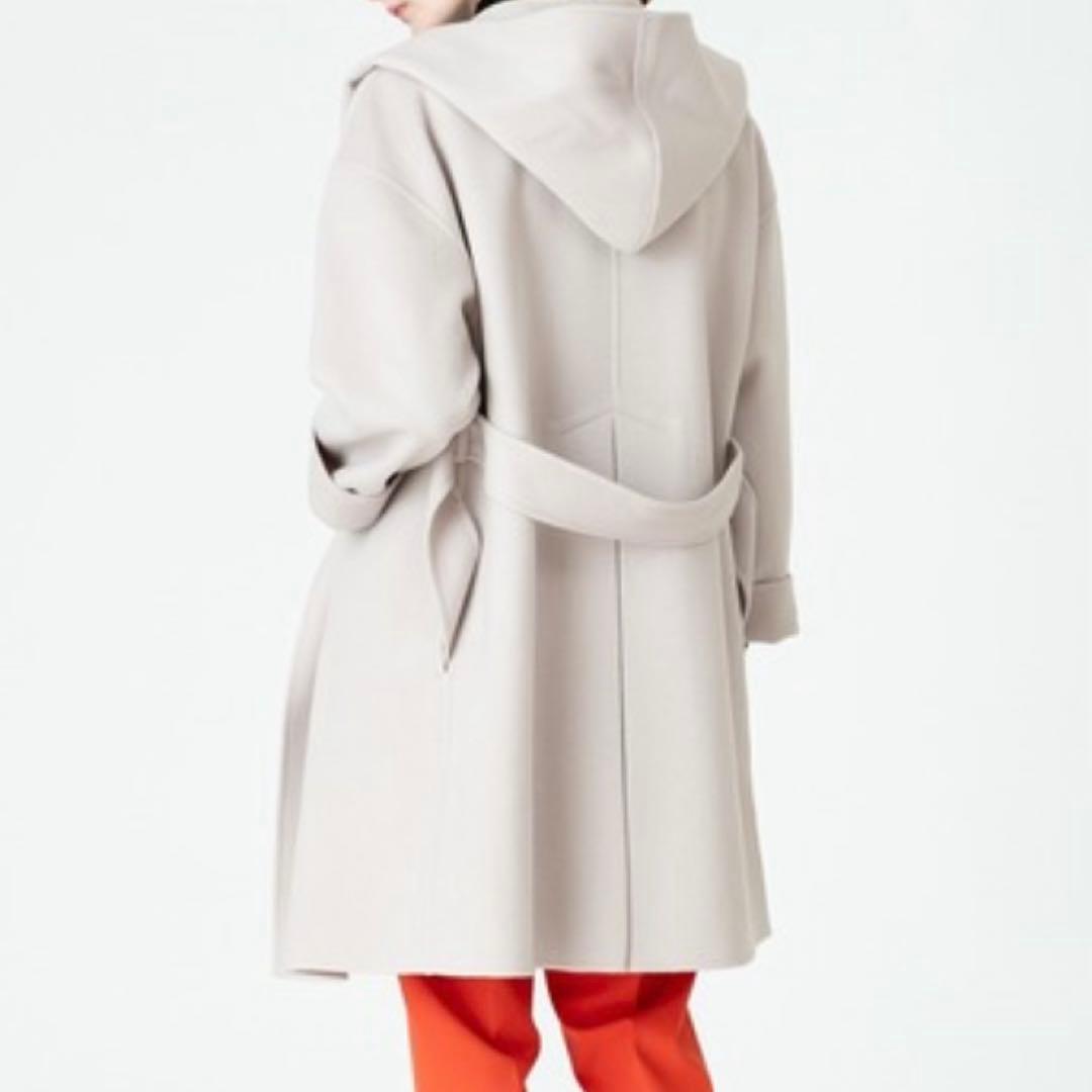 allureville アルアバイル カシミヤ混 リバーフーディーコート - メルカリ