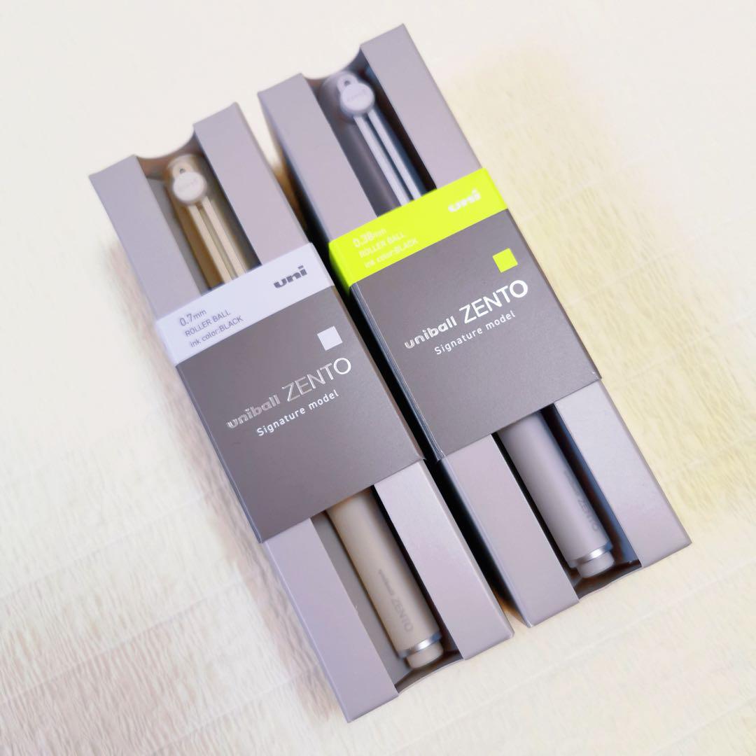 ✨ユニボールZENTO シグニチャーモデル0.38 & 0.7mm 2本セット✨