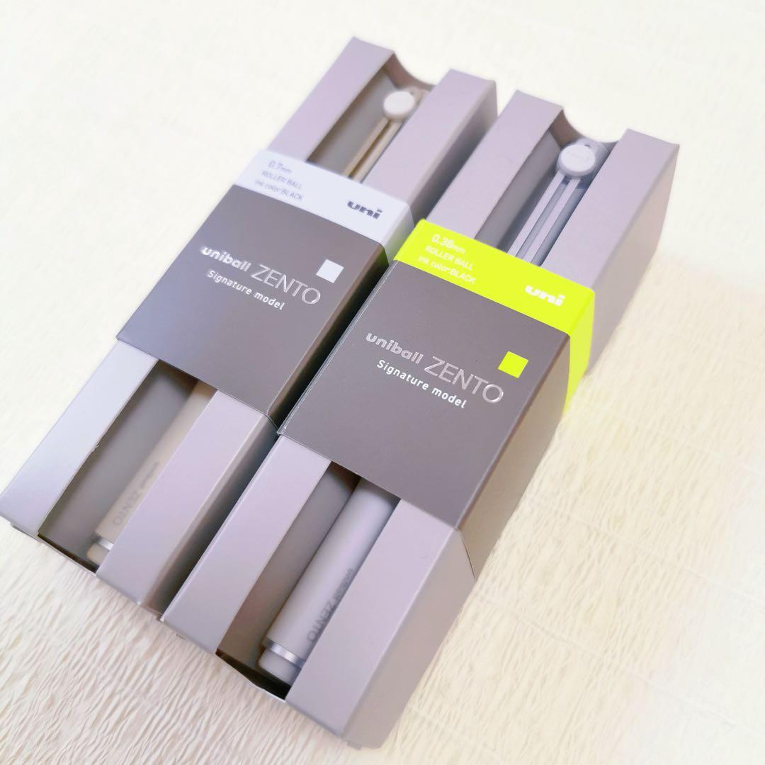 ✨ユニボールZENTO シグニチャーモデル0.38 & 0.7mm 2本セット✨