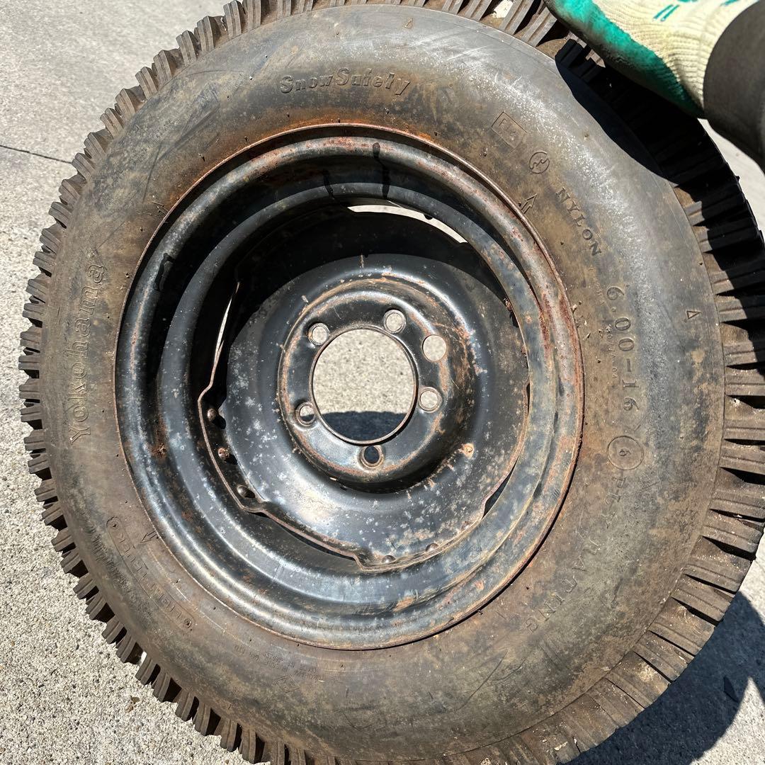 6.00R16 6PR ジムニーホイール付き　スパイクタイヤ4本