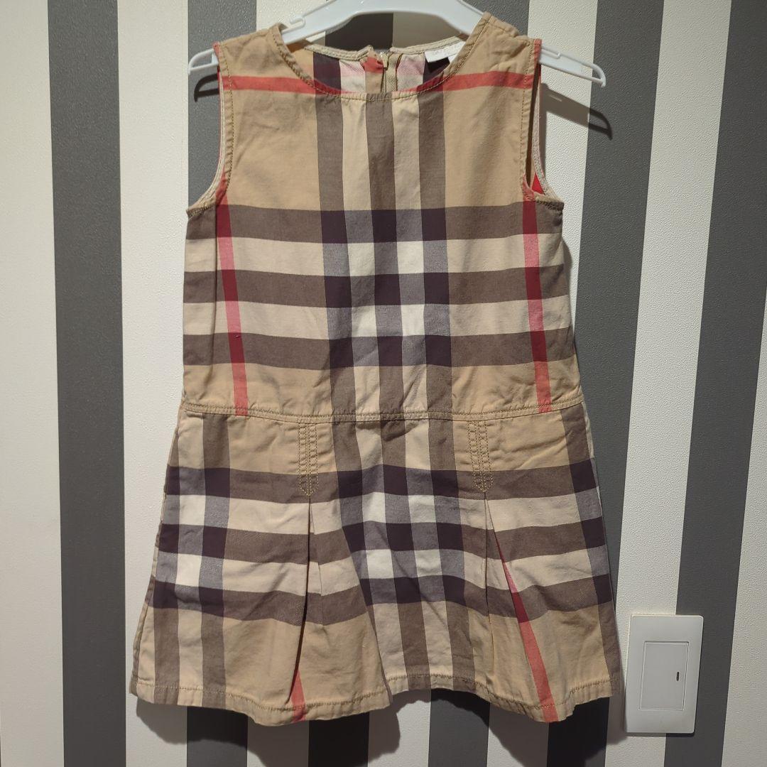 バーバリーチルドレン ワンピース ノバチェック メガチェック - メルカリ