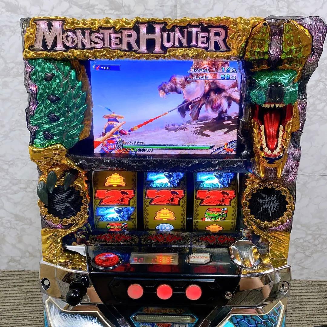 パチスロ実機 モンスターハンター 月下雷鳴 家スロ モンハン 【送料