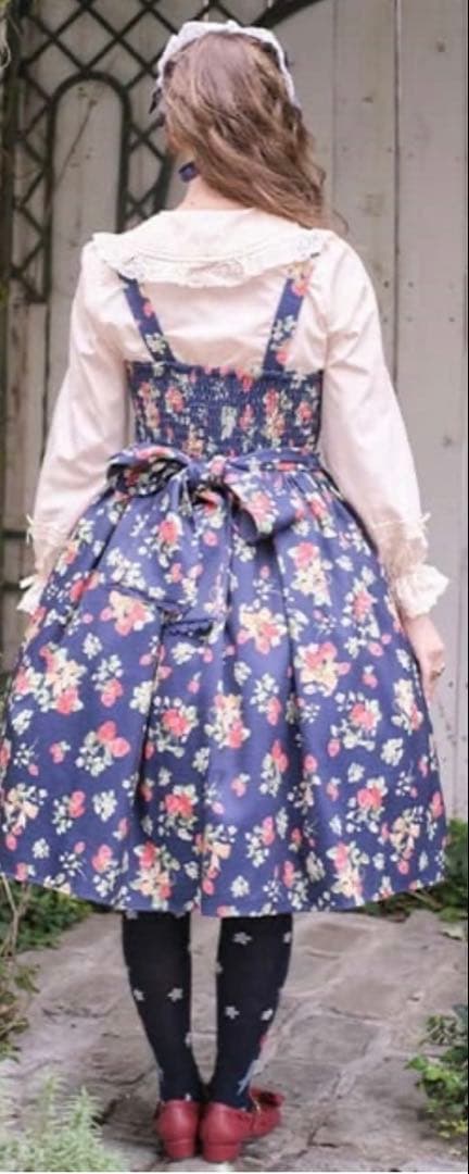 axes femme kawaiiクラシックベリージャンスカ（紺） - メルカリ