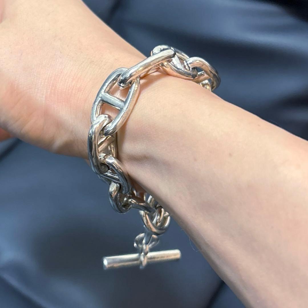 シェーヌダンクル ブレスレット シルバー925 アンカーチェーン 男性