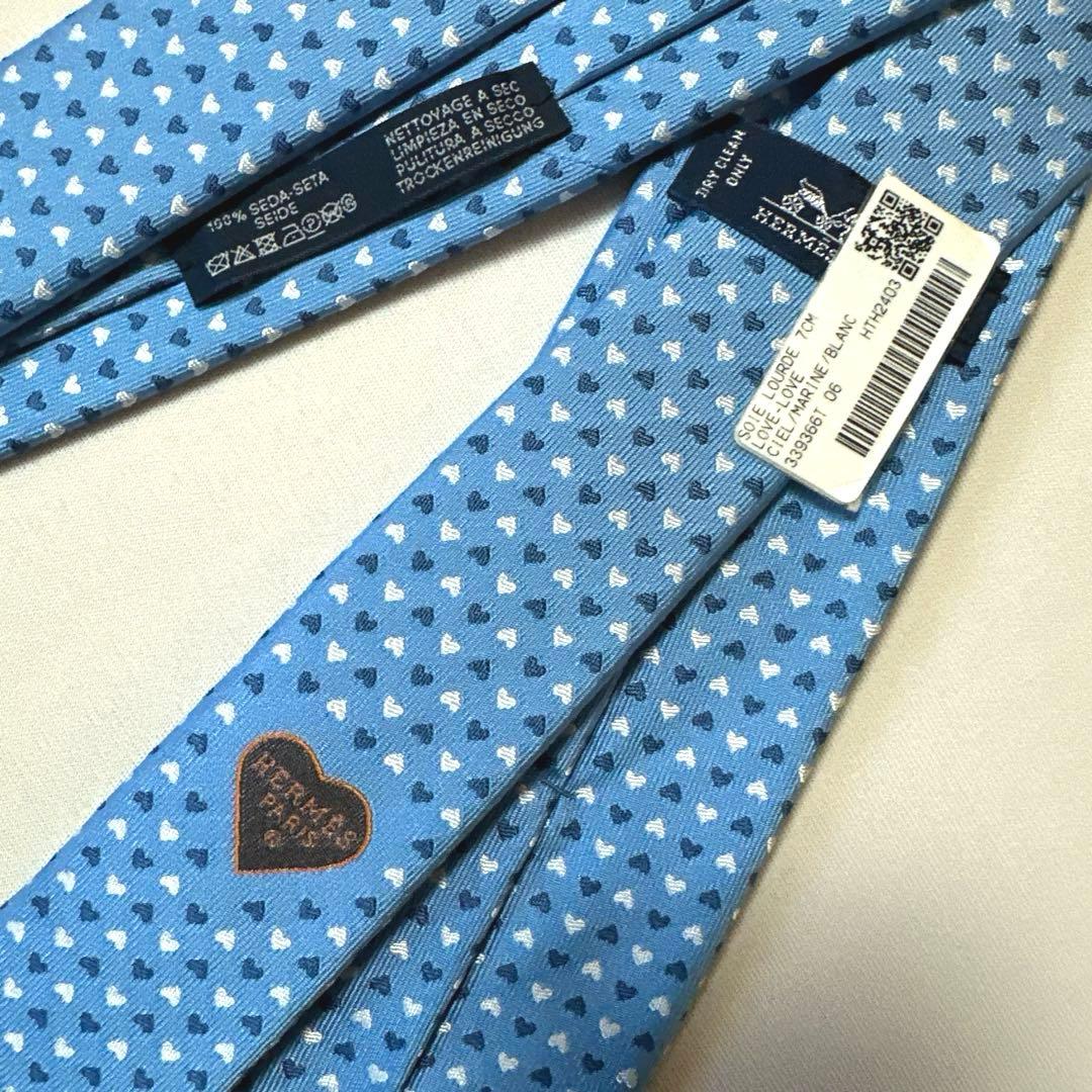 エルメス ネクタイ 《ラブ・ラブ》新品 未使用