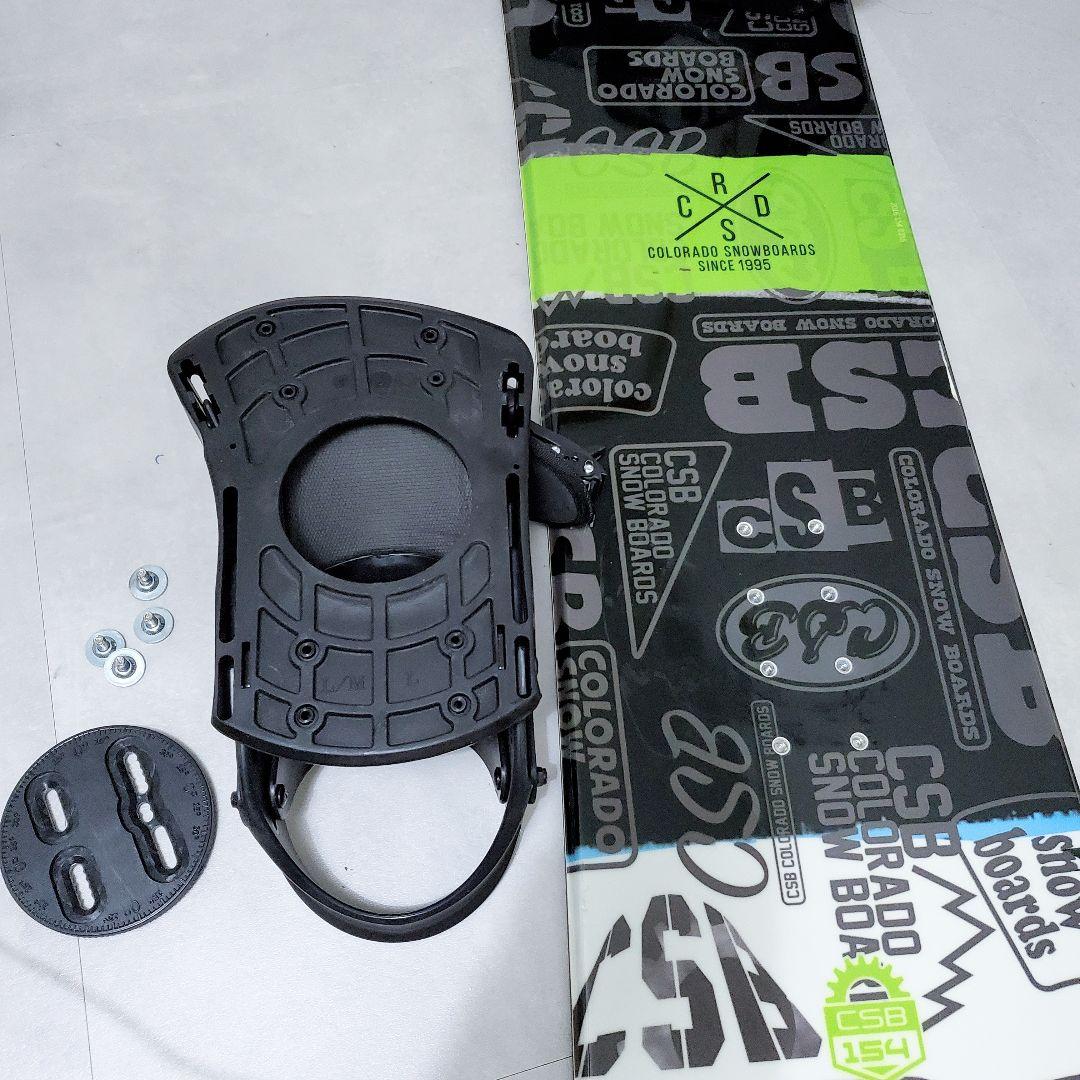 極美品✨️希少】CSB スノーボードセット ビンディングL/Mサイズ