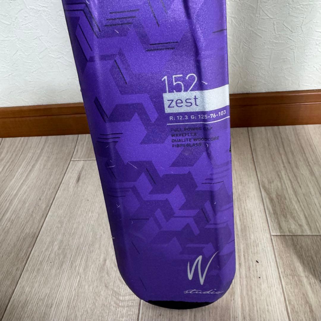 elan zest 152cm スキー板セット - メルカリ