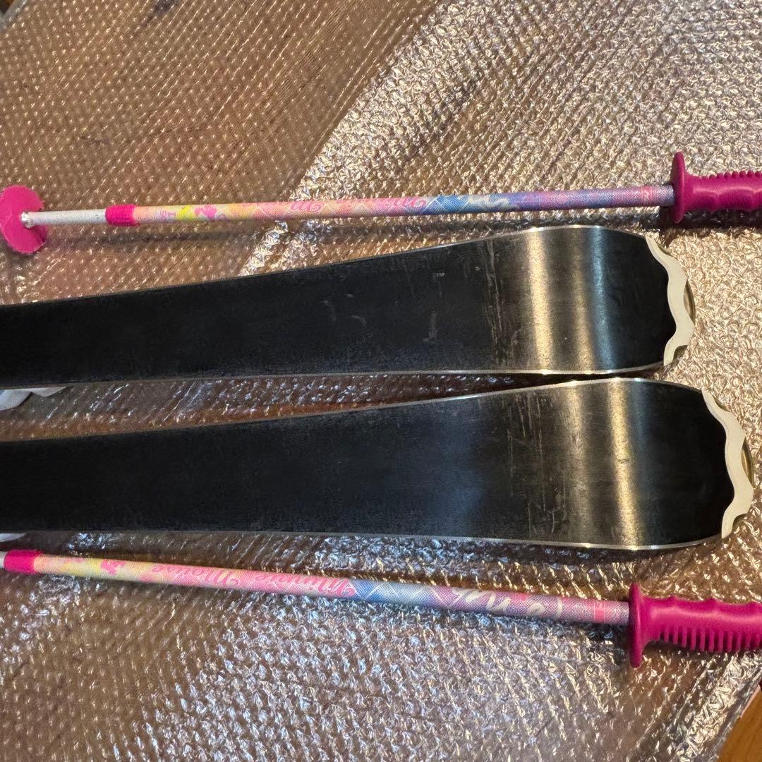 ジュニアスキーセット head 117cm 21cm ストック、ブーツ付