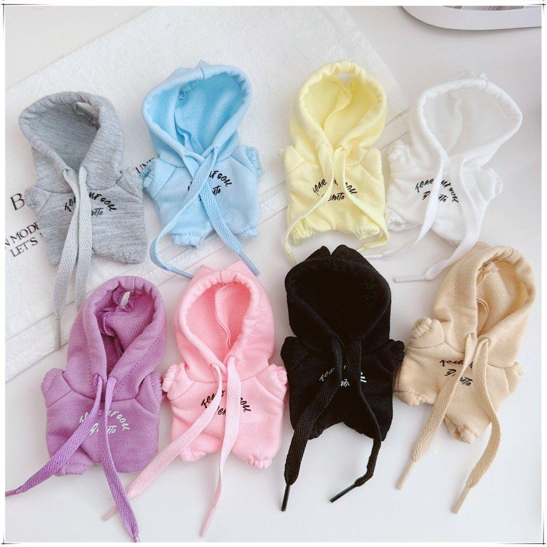 残2点】LABUBU イニシャルラブブ 10cm 着せかえ ベージュ つなぎ