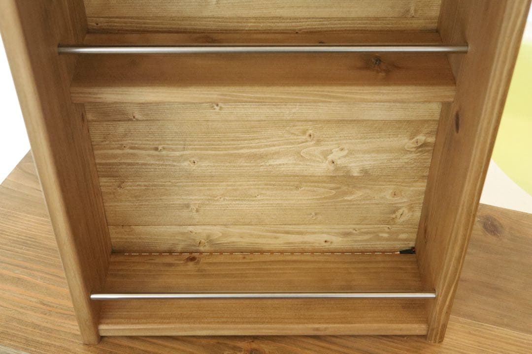 ウイスキーラック シェルフ LEDライト付き ビンテージ ハンドメイド