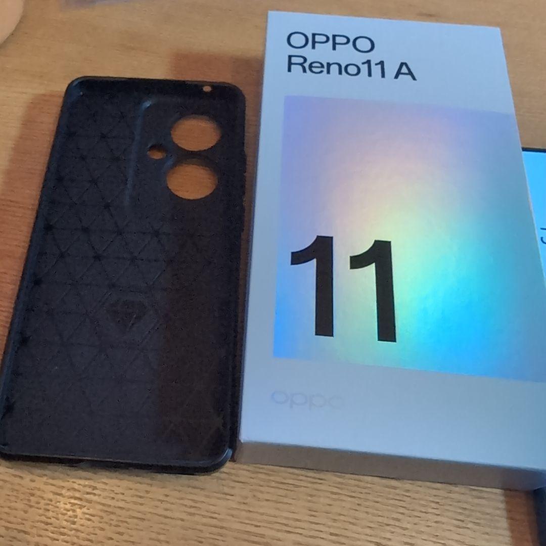 OPPO Reno11 A ダークグリーン 中古品 フィルム ケースセット - メルカリ
