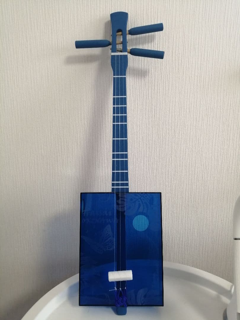 沖縄楽器 サンレレ 三線工房まちだ屋＞サンレレ 海遊び Sanlele Umi Ashibi【ブルー