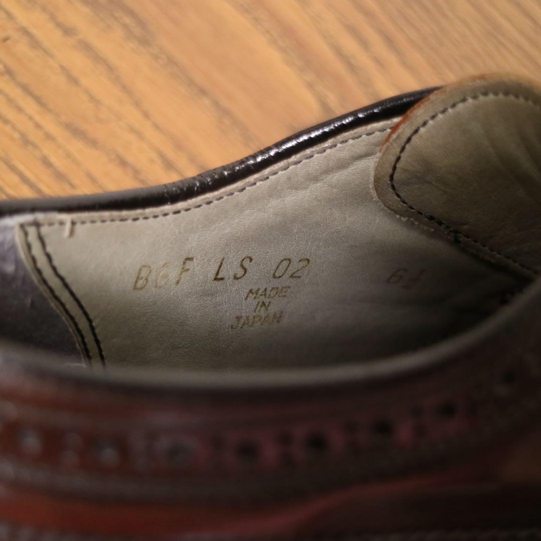 超美品】 コードバン ジョンストンマーフィー 24.5 日本製 チヨダ 革靴