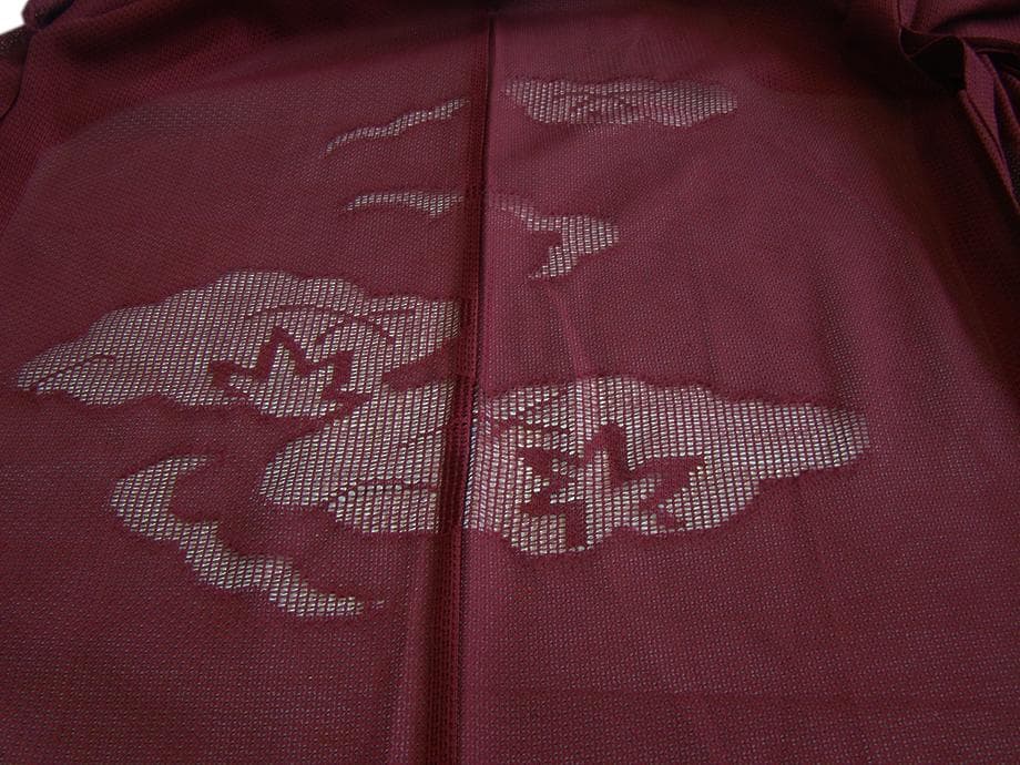 値下げ交渉OK！羅 葡萄色 羽織 正絹 I722 - メルカリ