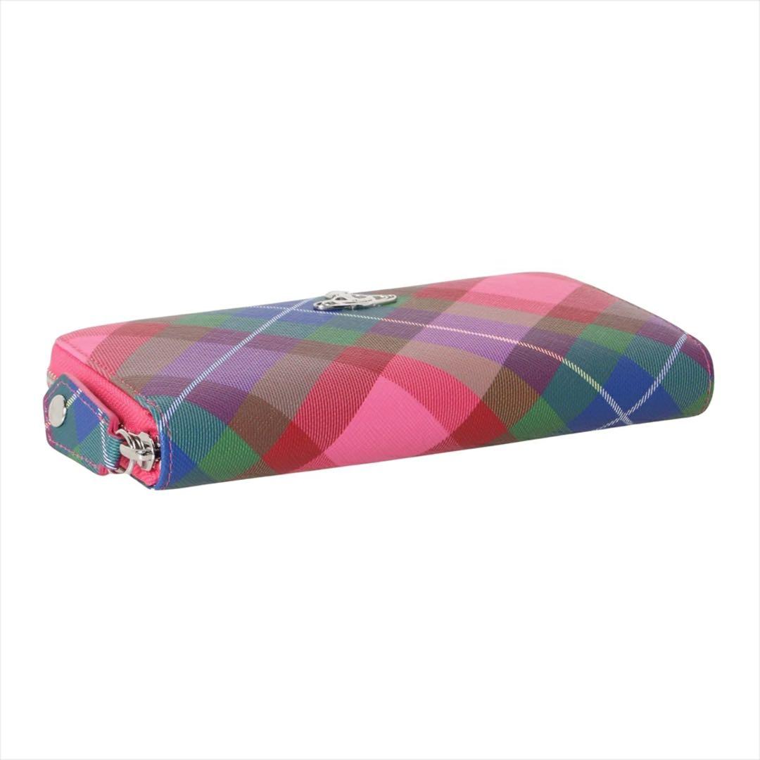 な*s様 ヴィヴィアン カラフルチェック柄 長財布 S115204342 - 小物