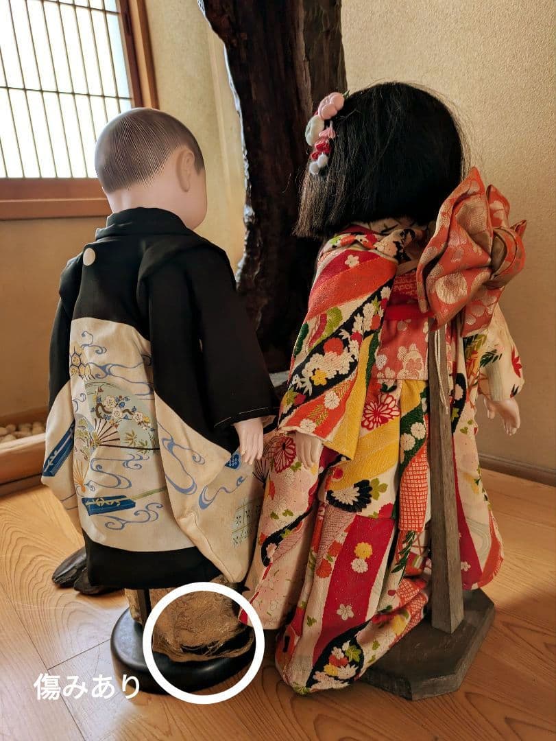 専用】15号 戦前 戦中結納 市松人形着物 丸平 大木平蔵 ビスクドール