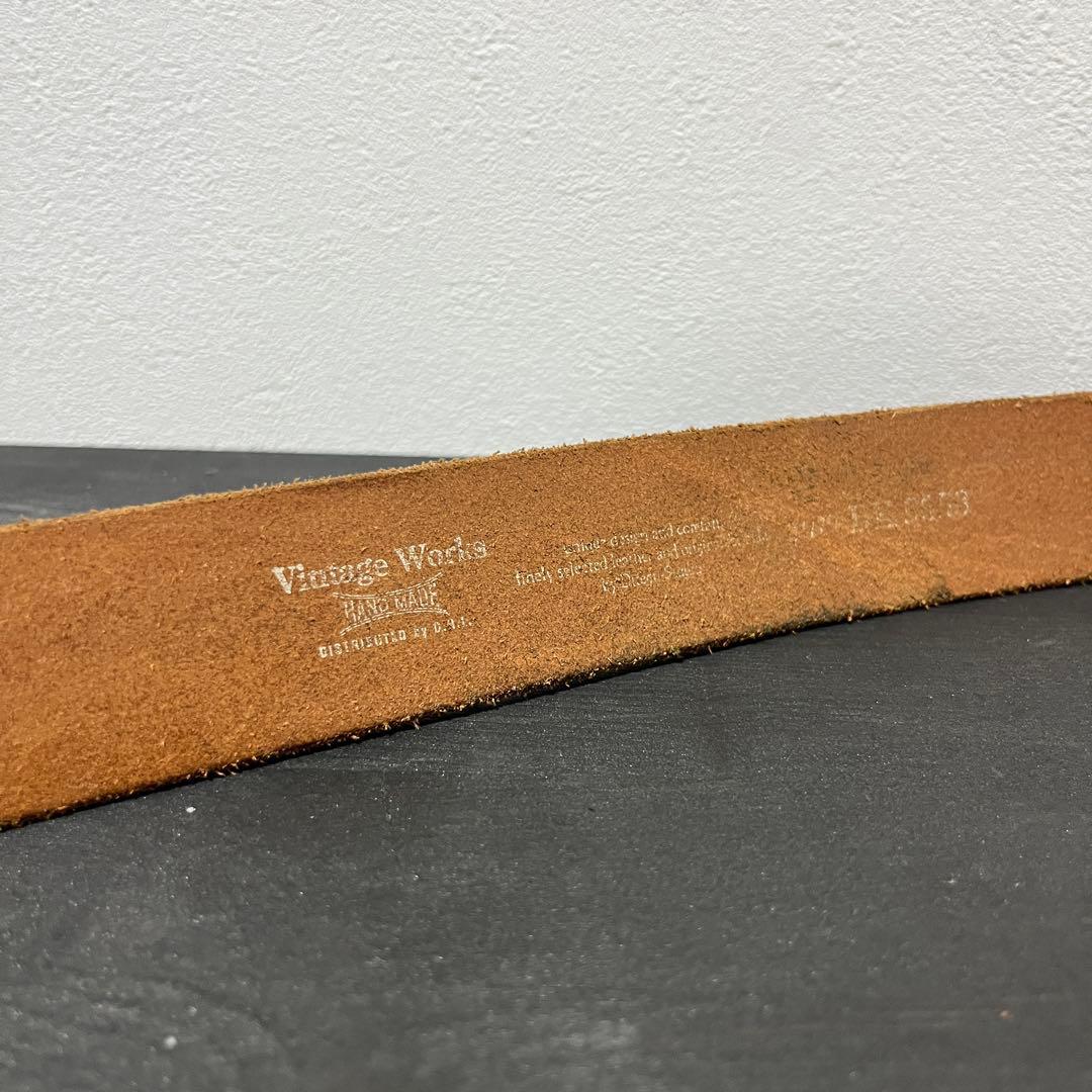 《Vintage Works》リングレザーベルト 117223