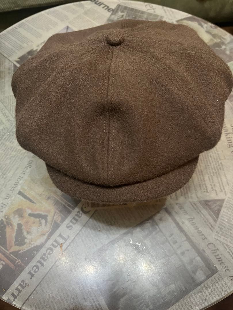 THE H.W.DOG&CO キャスケット　ウール　ブラウン　pkcap