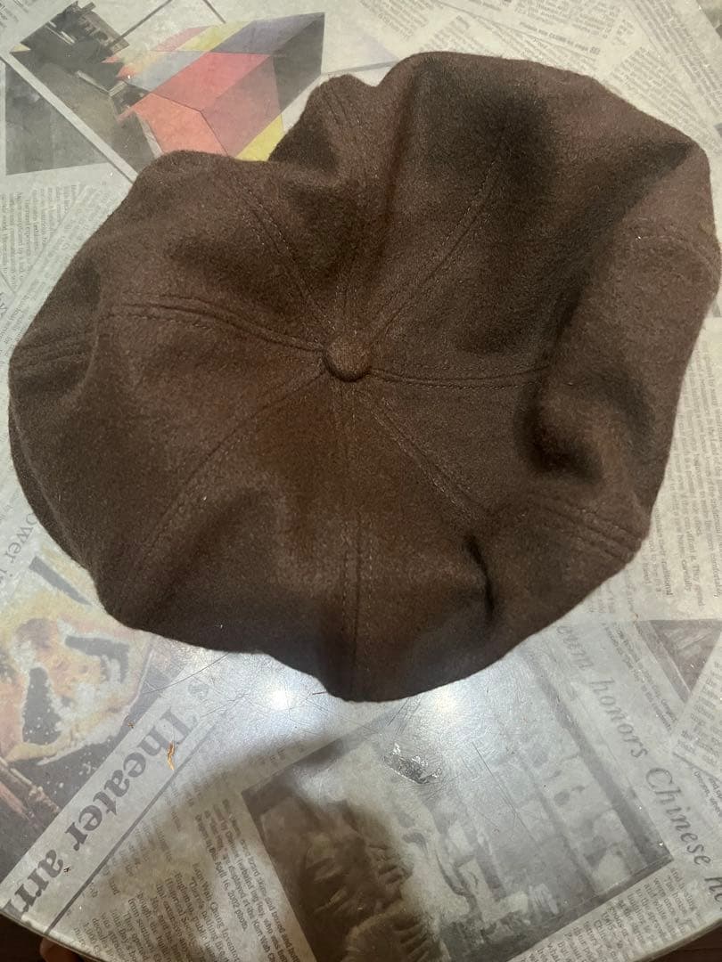 THE H.W.DOG&CO キャスケット　ウール　ブラウン　pkcap