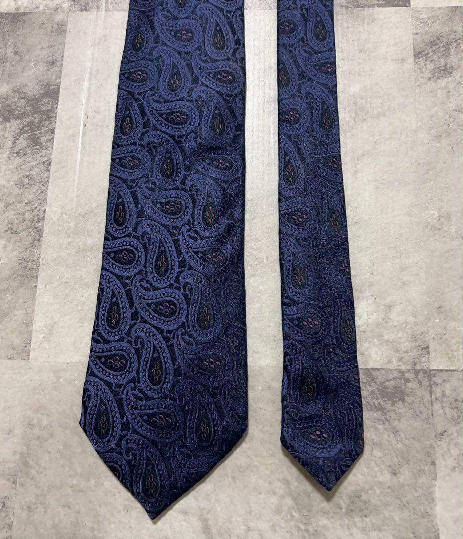 Ermenegildo Zegna ネクタイ ペイズリー柄 光沢 - メルカリ