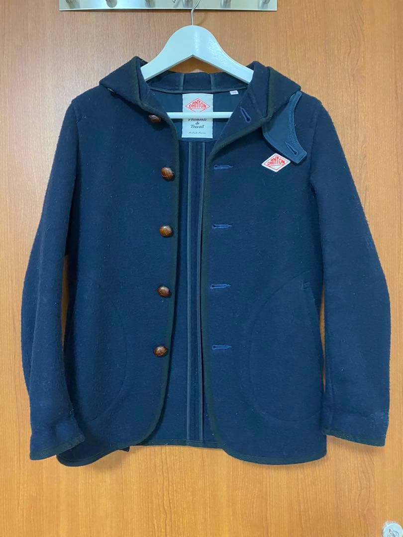 ダントン ウールモッサコート ネイビー サイズ34 - メルカリ