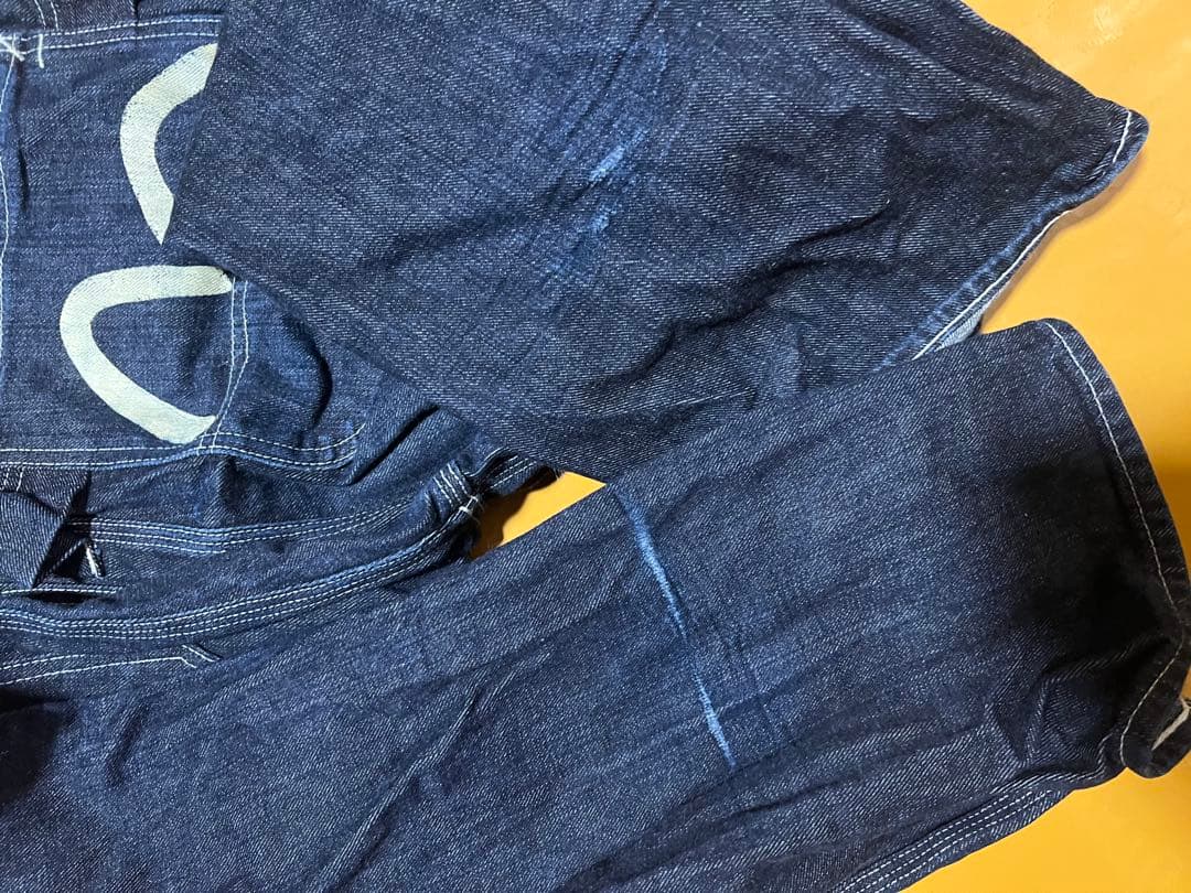 ☆希少☆EVISU エヴィス カンガルー デニムオーバーオール 32 - メルカリ