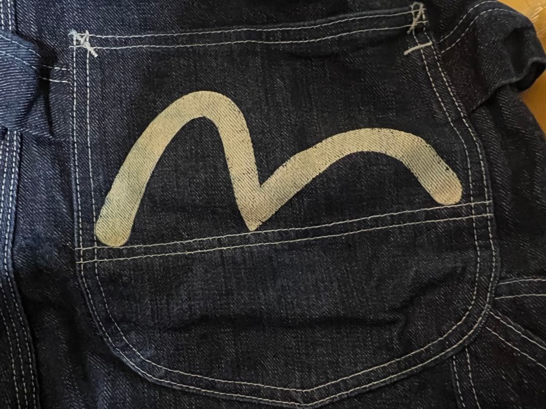 ☆希少☆EVISU エヴィス カンガルー デニムオーバーオール 32 - メルカリ