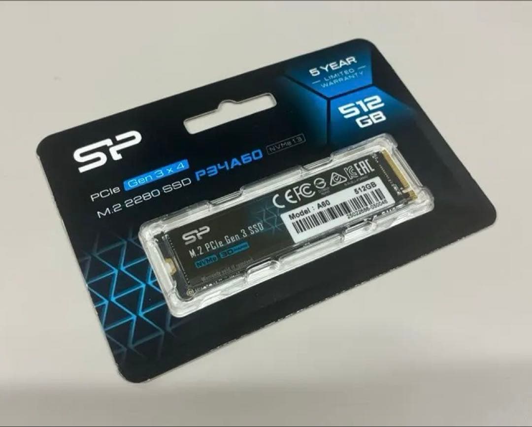 【新品未開封】 SP 512GB M.2 2280 SSD Intel 545s M.2 2280 512GB SATA III 64-Layer 3D NAND TLC Internal
