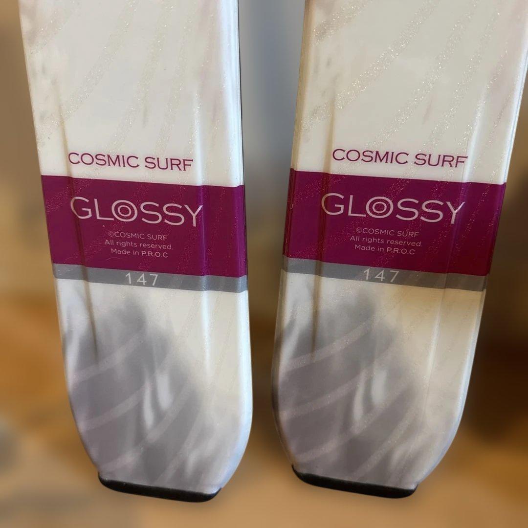 美品 スキー 板 ストックセット 147 COSMICSURF - メルカリ