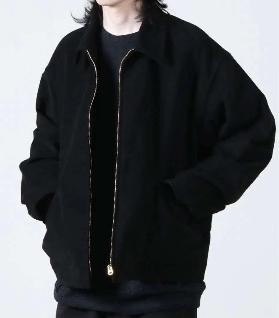 24a/w comoli モールスキンジップショートジャケット サイズ3 新品
