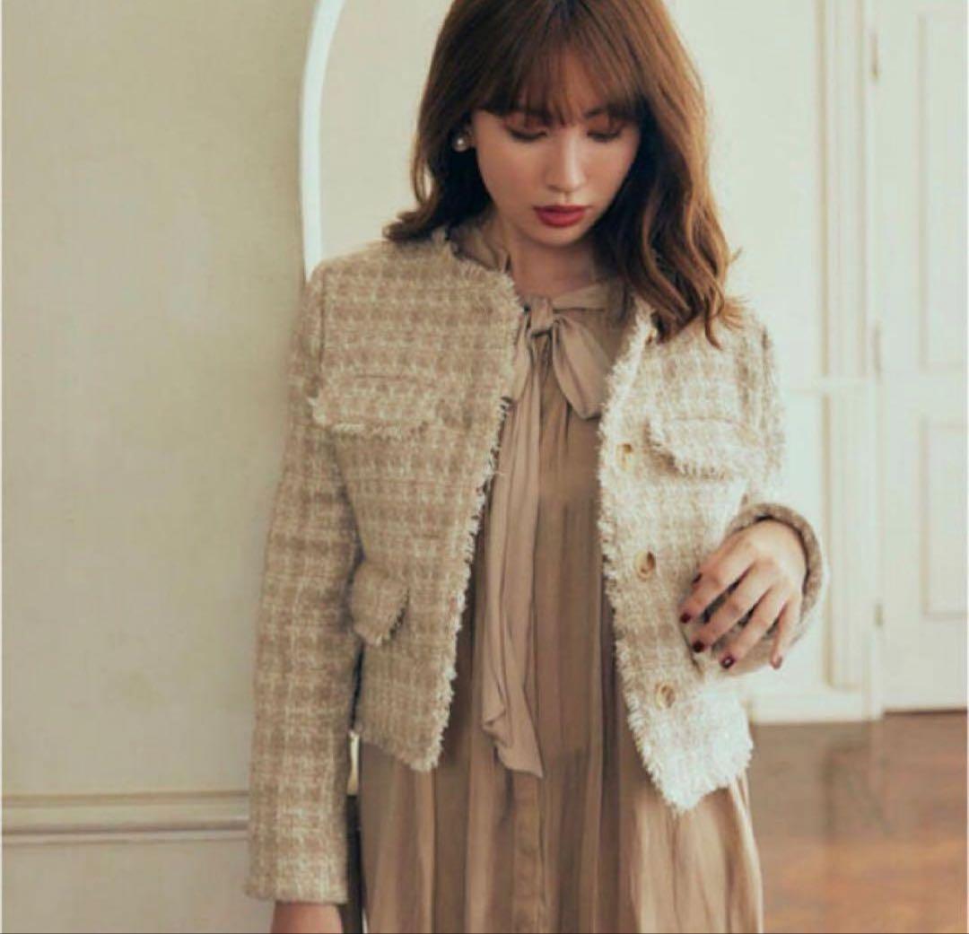 herlipto Wool-Blend Fancy Tweed Jacket - メルカリ