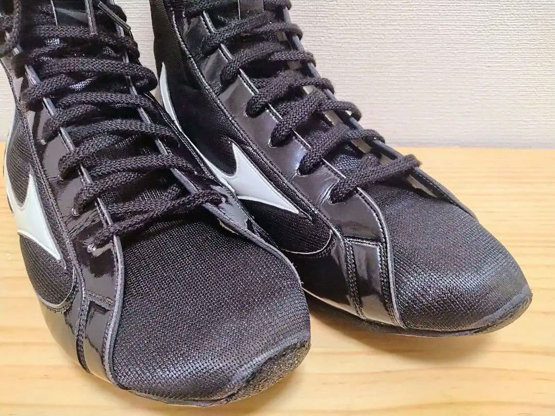ミズノ ボクシングシューズ 黒 26.5cm