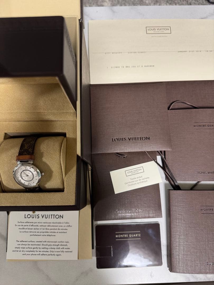 ルイヴィトン タンブール スリム Q12MG ダイヤ クォーツ レディース腕時計 61W2Ykmz3FS._AC_UY900_.jpg