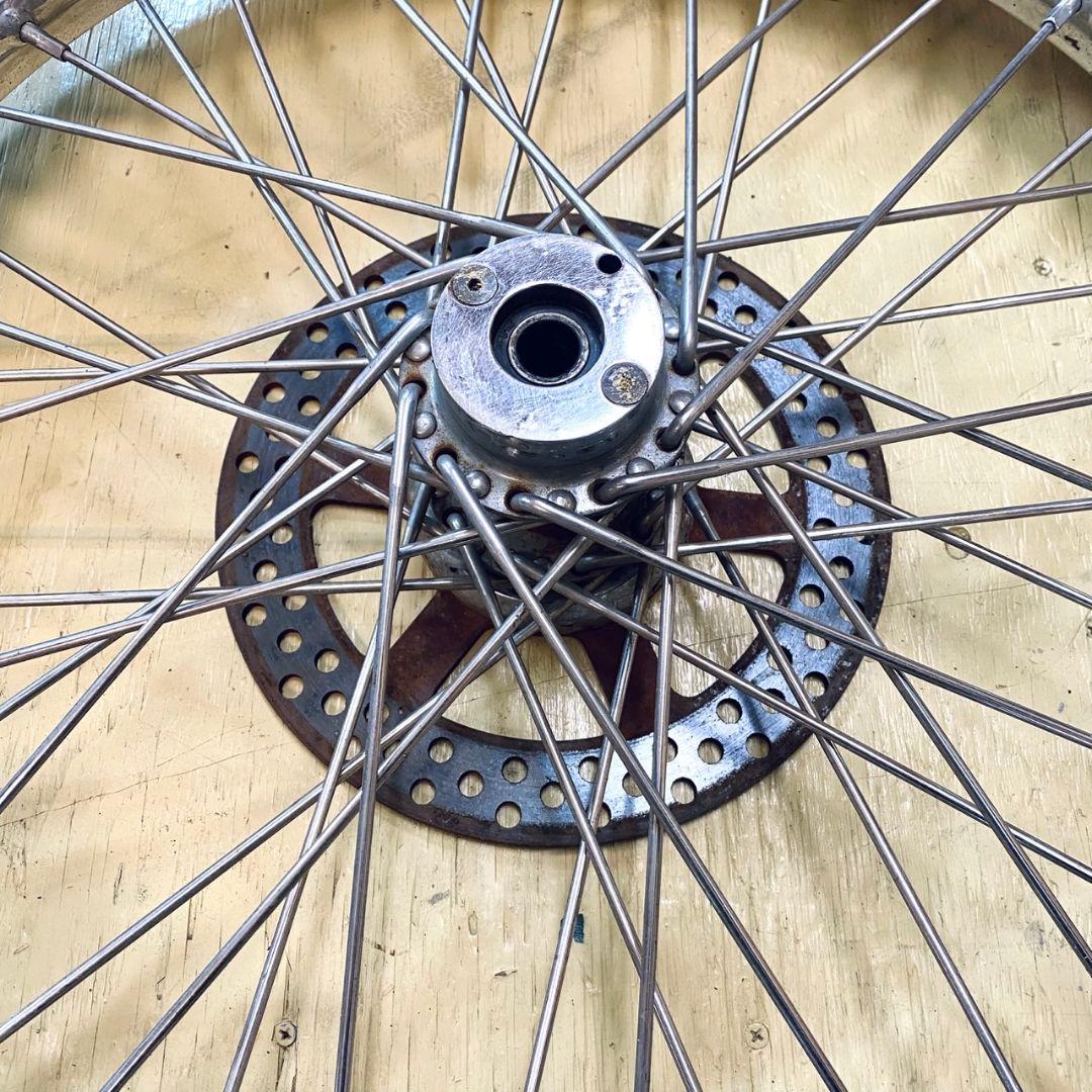 送料込み ビンテージ ハーレー ショベル フロントホイール 21インチ