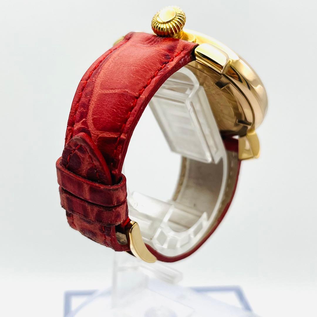 GagaMilano マヌアーレ40 レッド ブラックシェル