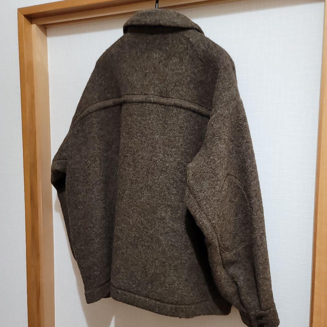 anuke アンヌーク Sliver Zip Blouzon ブラウン 36 - メルカリ