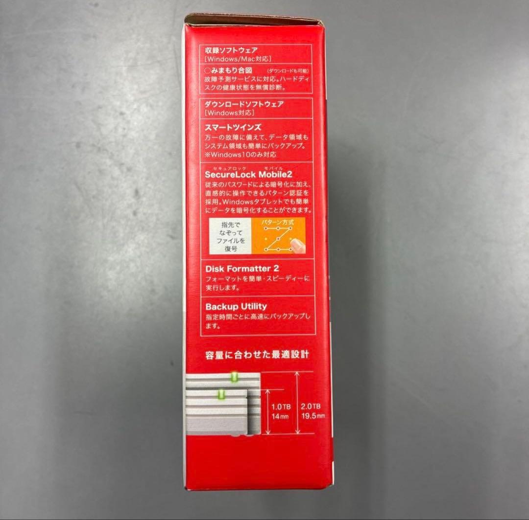 マ*ー様 BUFFALO ポータブル HDD 1.0TB USB Type-C