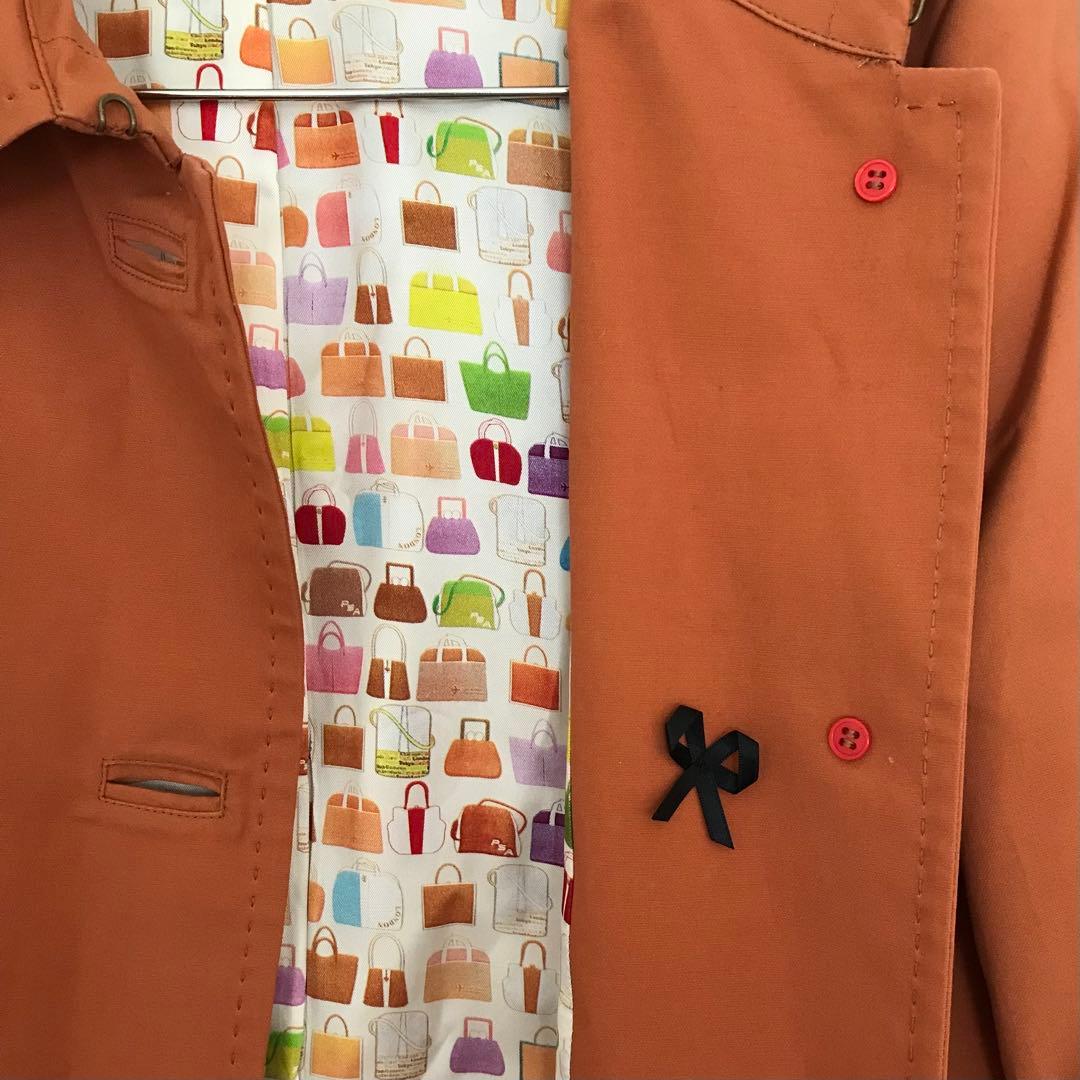 Paul Smith BLACK ポールスミス オレンジステンカラーコート 42 - メルカリ