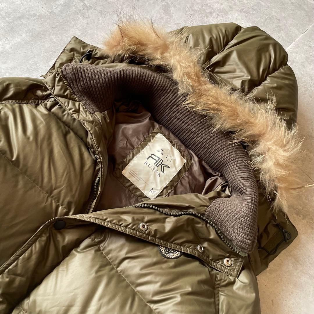 00s archive y2k ファーダウンジャケット微光沢 短丈ギミックお兄系