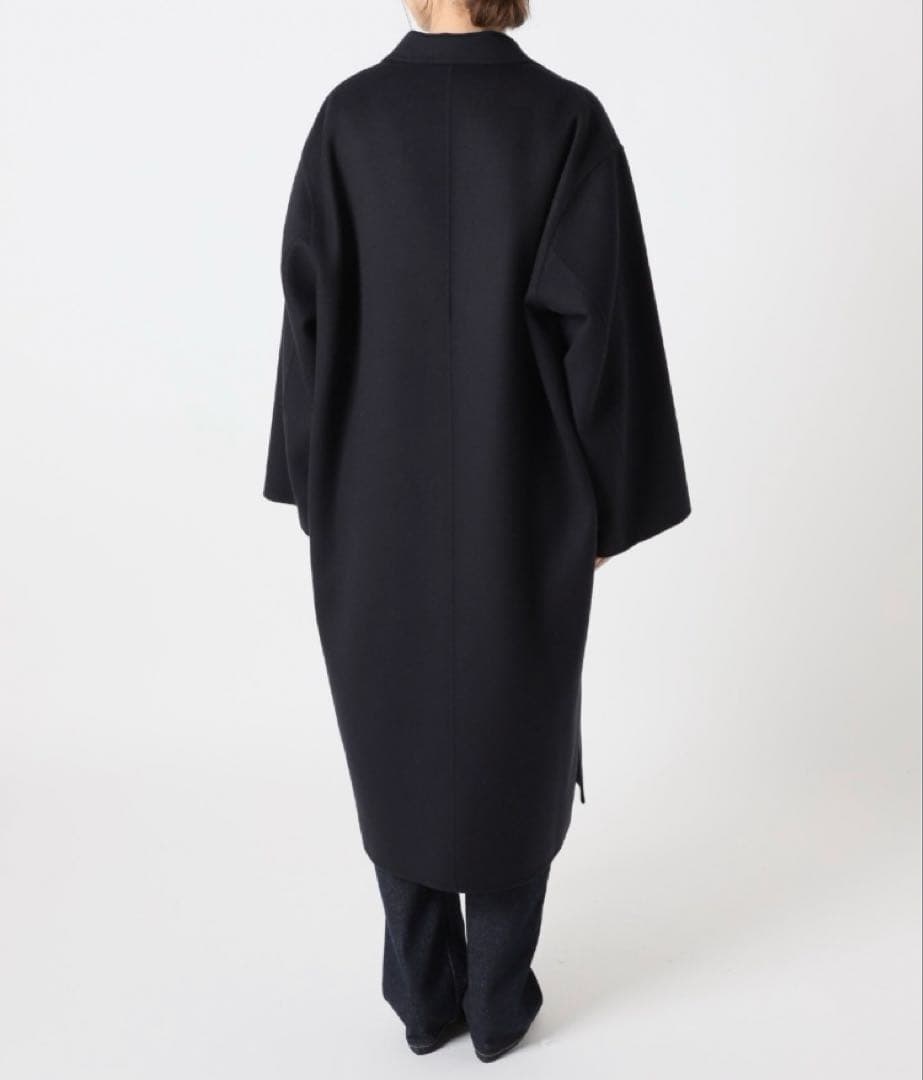 スローブイエナHAMILTON WOOLダブルフェイスウールチェスターコート