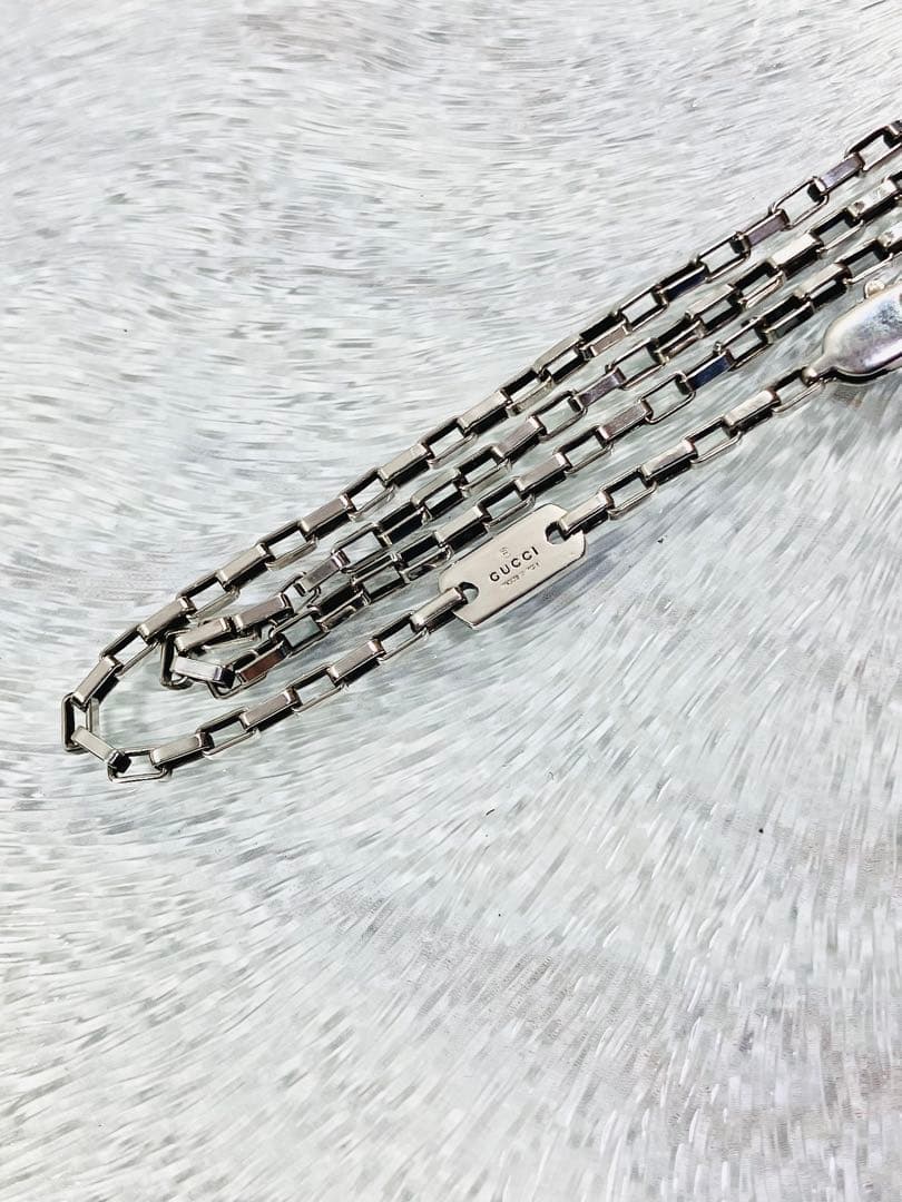 超美品】GUCCI ベネチア チェーン ネックレス 男女兼用 SV925 - メルカリ