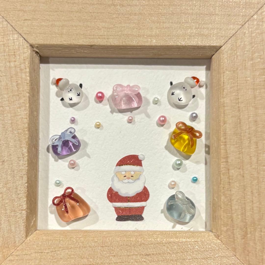 シマエナガと馬 。シーグラスアート