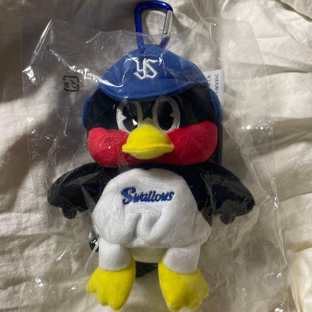 新品未開封 つば九郎 マルチポーチ ぬいぐるみヤクルト スワローズ正規