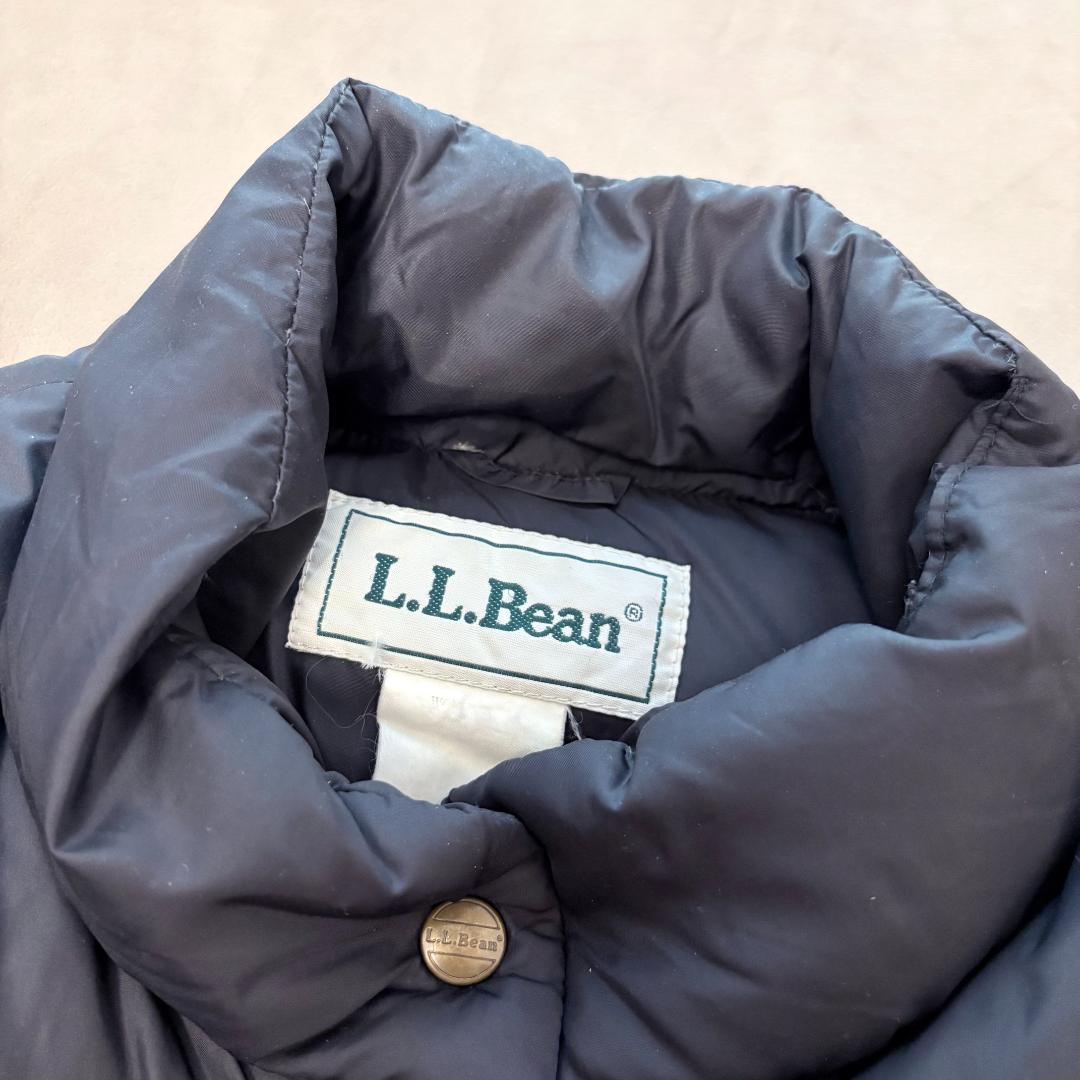 L.L.Bean 　90s ブラック ダウンベスト パッカブル