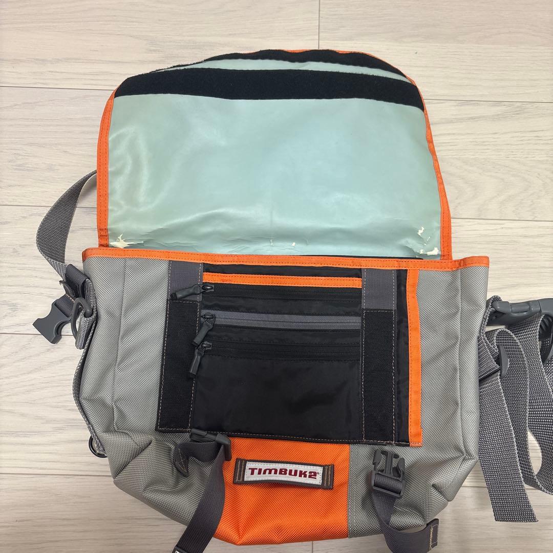 TIMBUK2 メッセンジャーバック オレンジ グレー 古着 - メルカリ