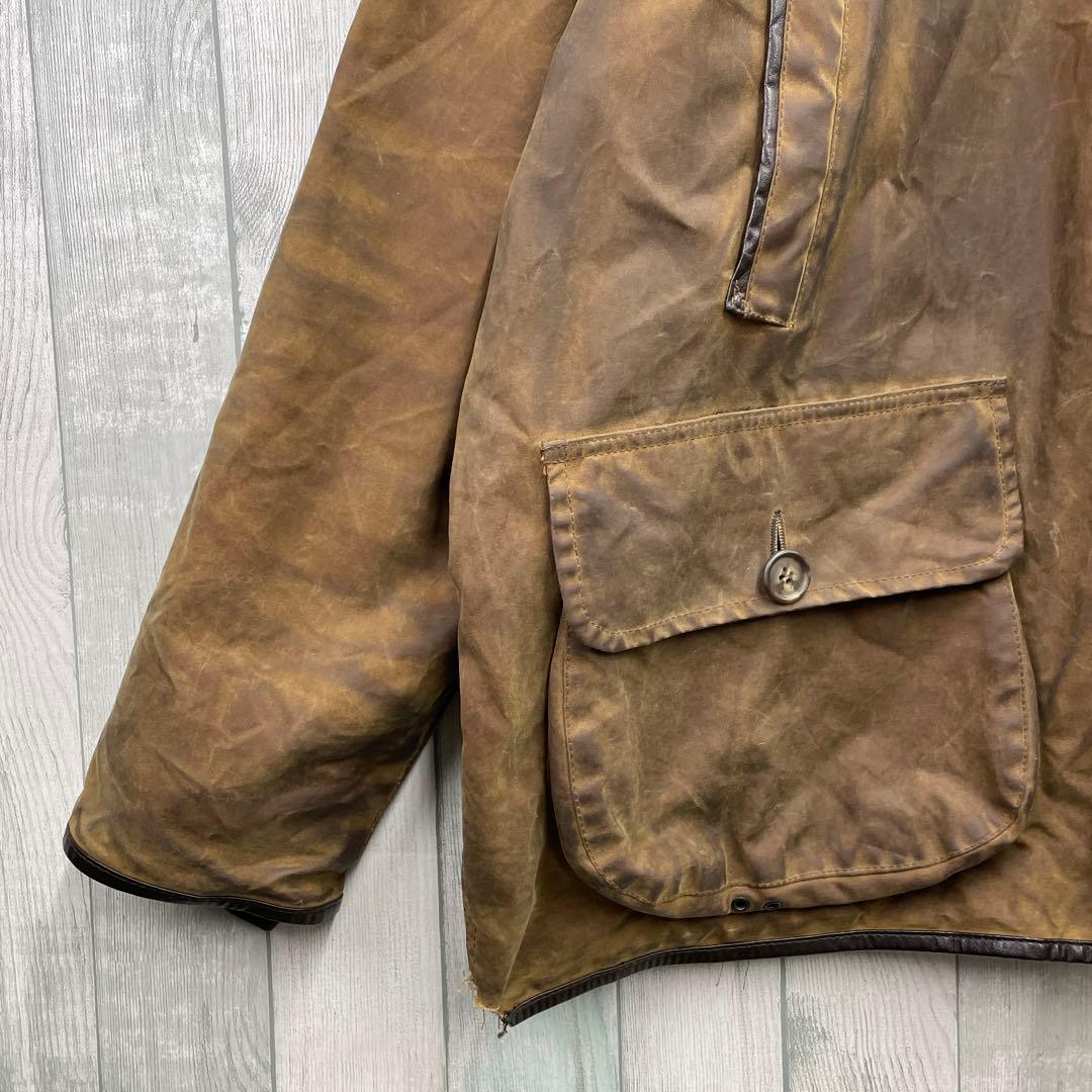バブアー ビューチャンプ 英国製 オイルドコットンジャケット ボロ