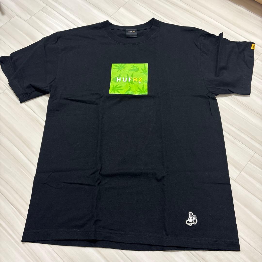 茶々さま　専用　 HUFR2 Tシャツ 黒 HUF（ハフ） tシャツ 「HUF/ハフ」H S/S TEE/Hロゴプリントハーフ