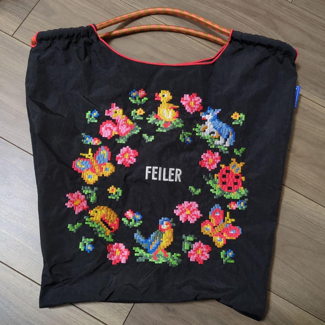 フェイラー × ボールアンドチェーン ハイジ（黒・Mサイズ） バッグ