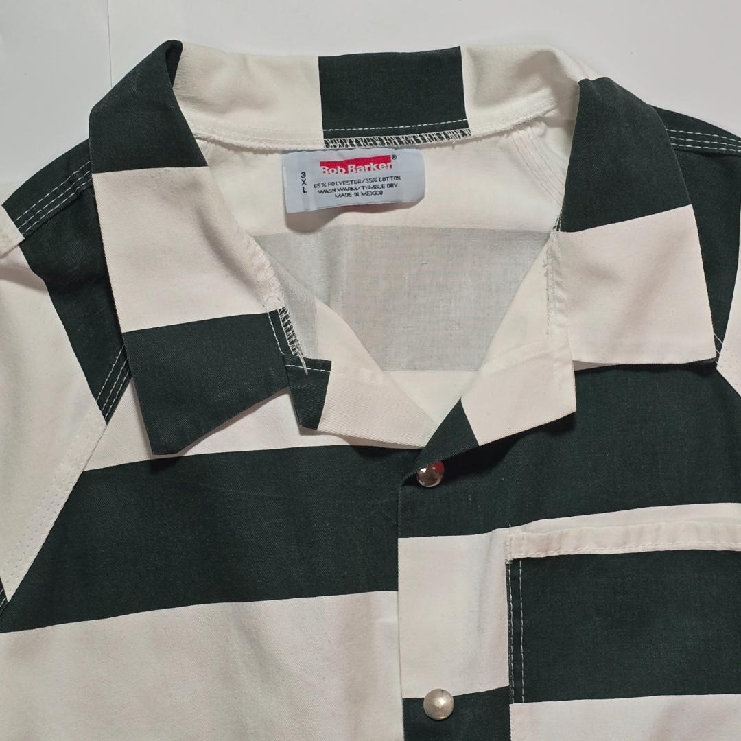 BOB BARKER 囚人服 プリズナーつなぎ ボーダー 3XL メキシコ製 - メルカリ